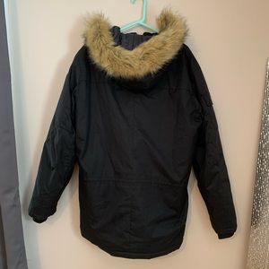 Hawke & Co Men’s Large Parka Jacket removable Faux fur